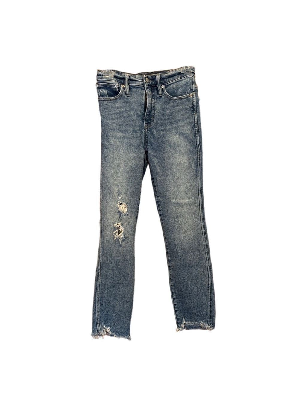 Point Sur Women's 10" Hightower Straight Distressed Jeans Size 26